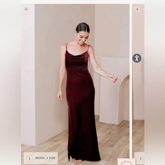 Revelry Skye Velvet Dress - Picture 1 of 7